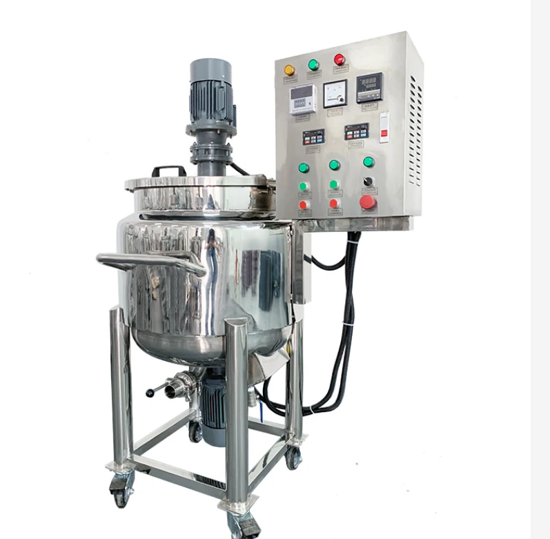 Hand sanitizer  making machine liquid soap mixing machine batch reactor stainless steel high shear mixer