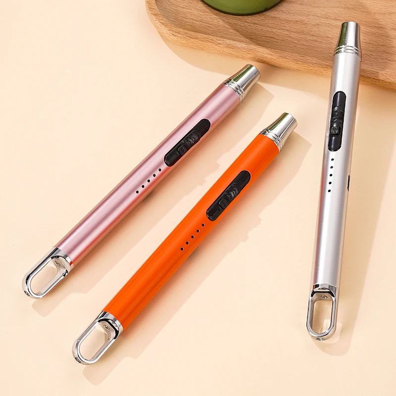 2024 Fren Company New Free Sample Cigarette Custom Windproof Dual Arc Rechargeable USB Electric stove Lighter