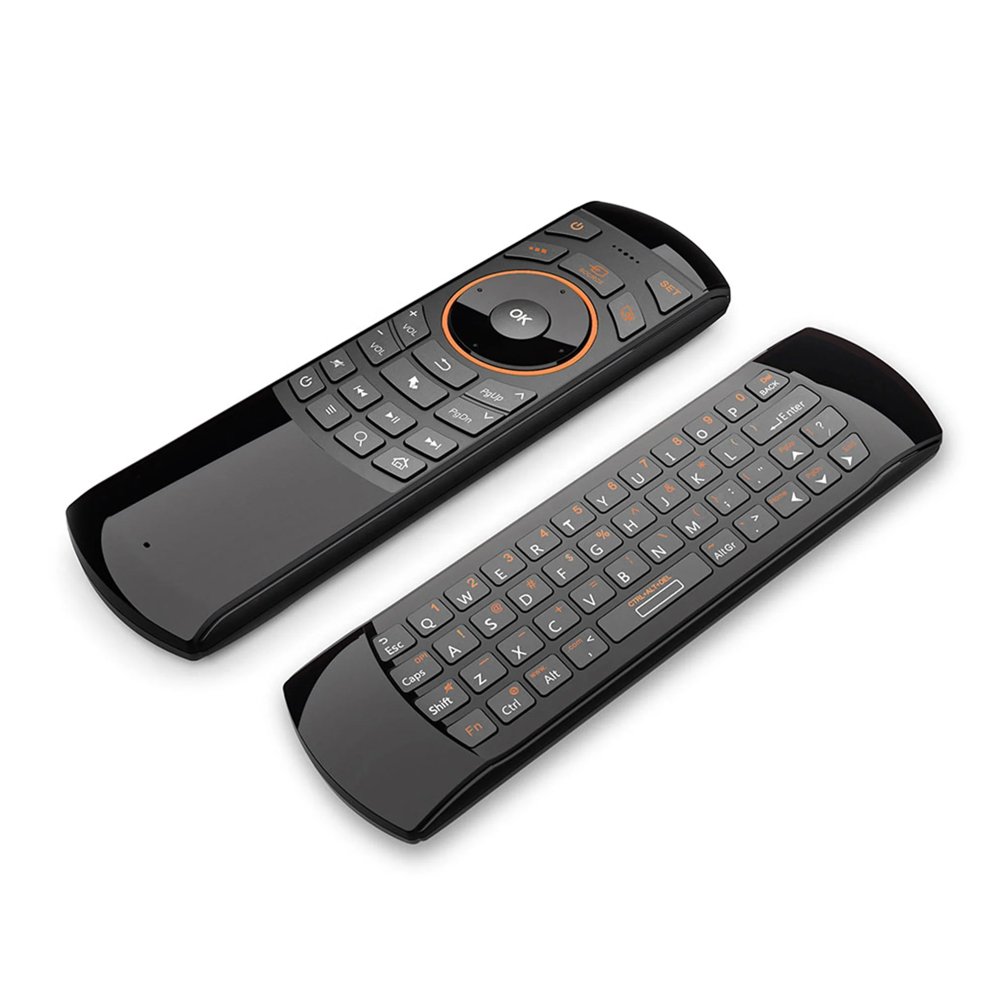 Rii Mini Wireless Keyboard Fly Mouse IR Remote Control with Programmable Key For Smart TV Android TV Box Fire TV