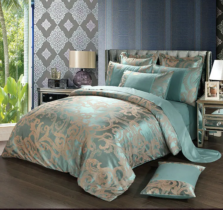 100% artificial silk jacquard duvet cover