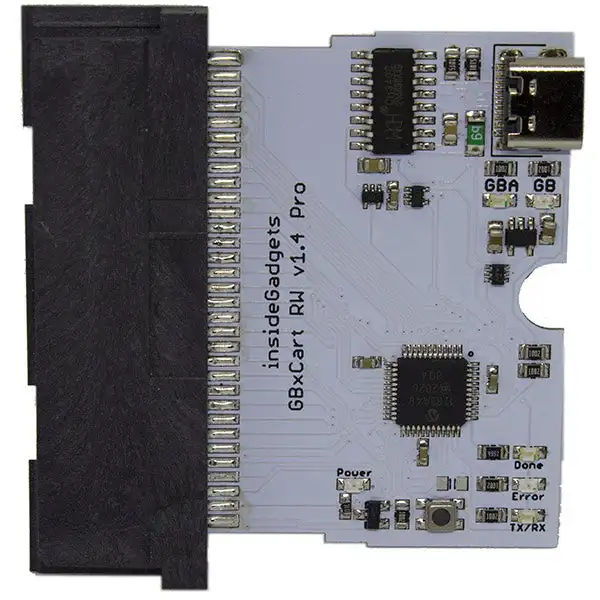 GBxCart RW 1.3 Pro Reader Writer & Flasher for Gameboy GB/GBA GBC USB C Game Cartridge Backup Adapter Retro Game Accessory