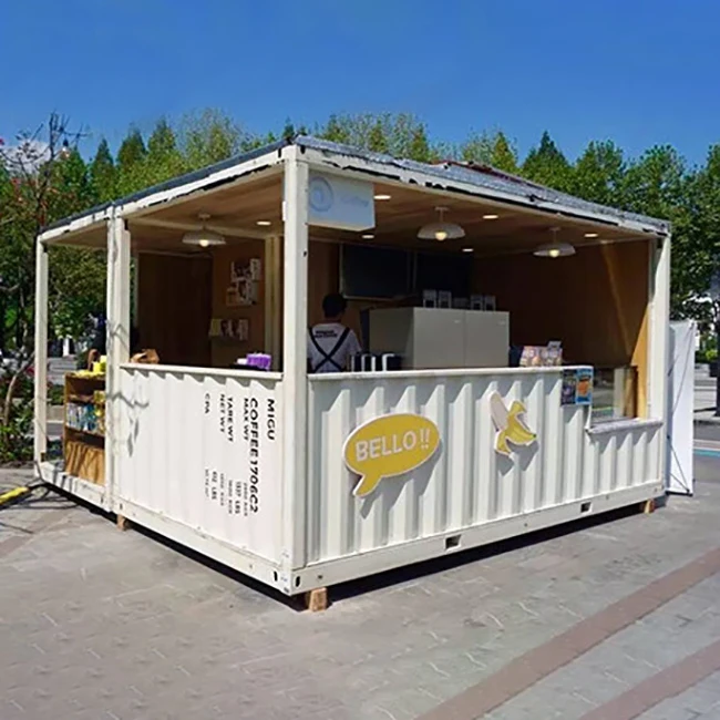 Роскошная доставка 20ft 40ft контейнер для ресторана бар с кухней кафе контейнер Кофейня для продажи