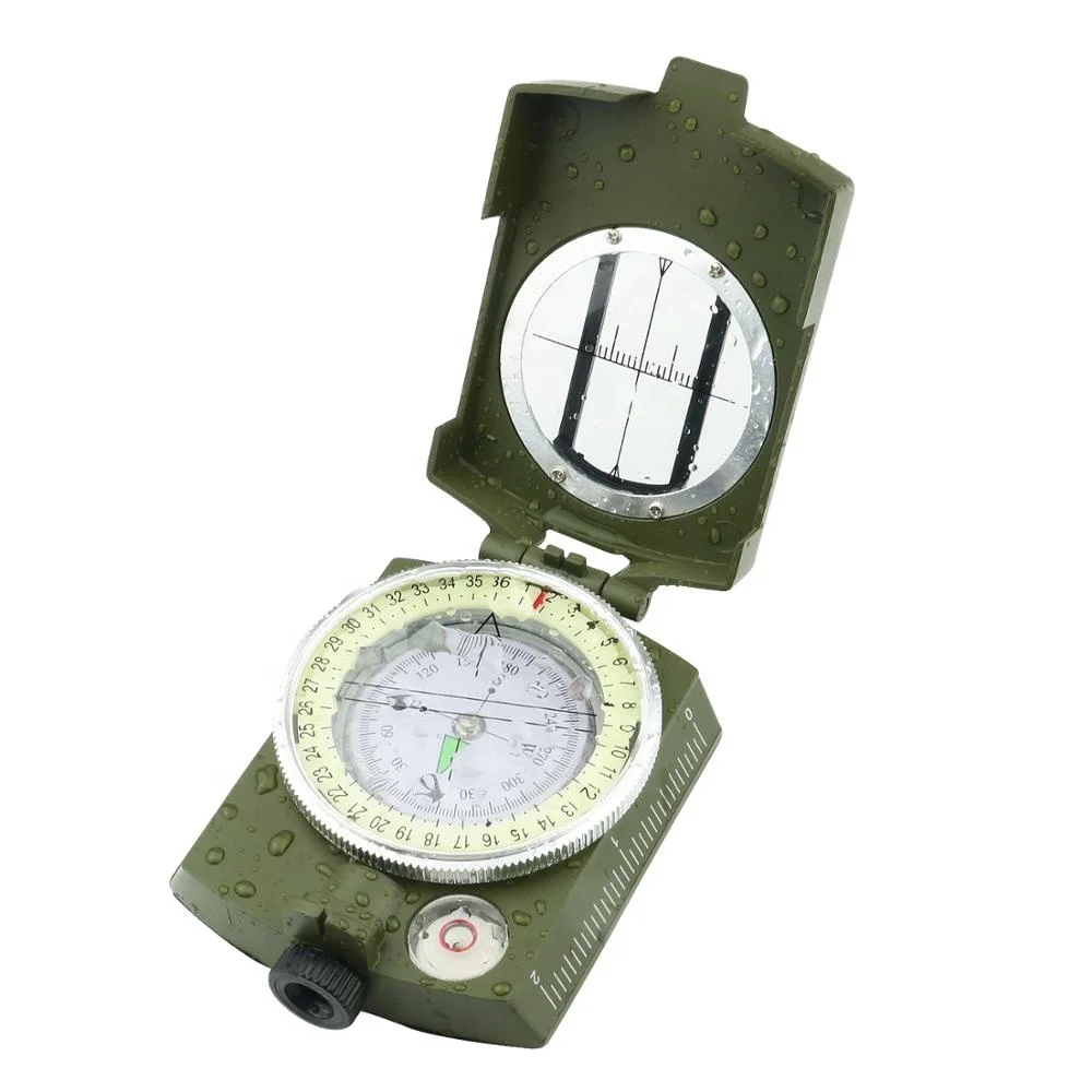 
Professional made outdoor portable waterproof multi-function military compass 