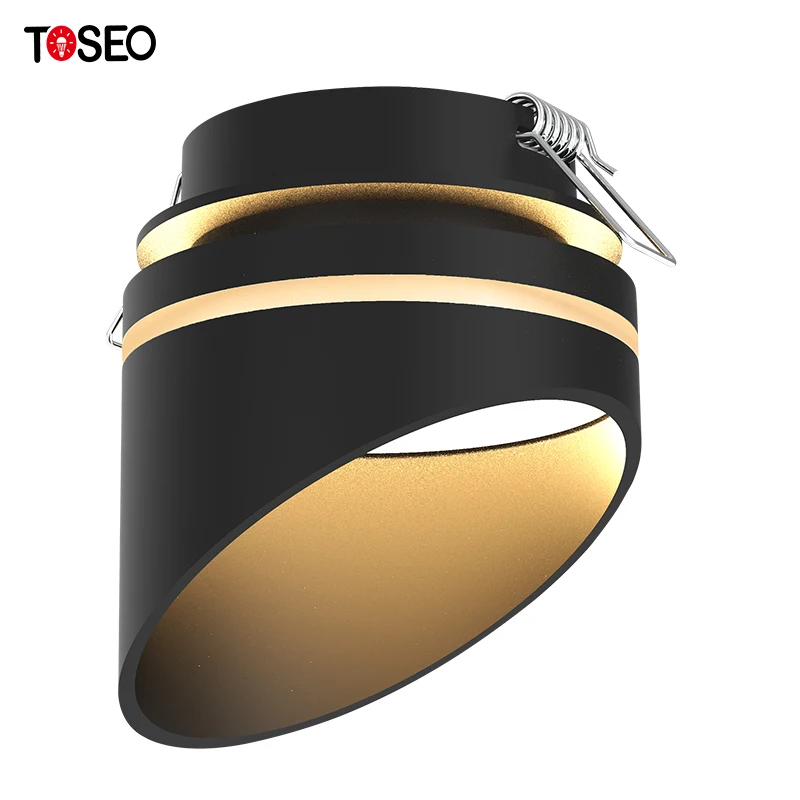 Mounted Round 9W Led Spotlight 68Mm Cutout Spot Led Ceiling Spotlight Round Indoor Downlight