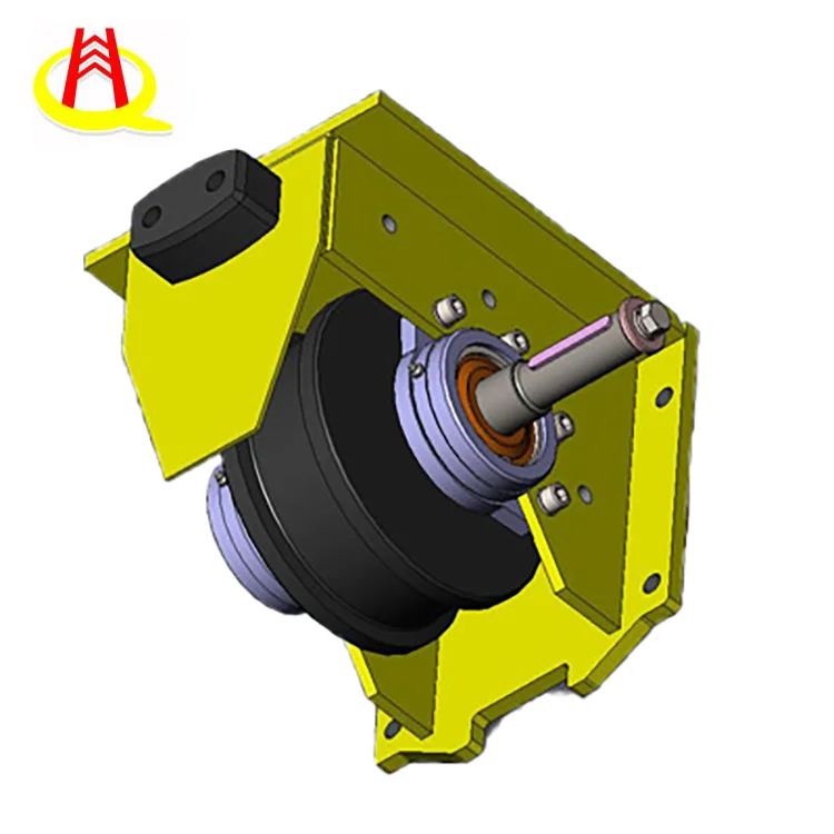 Heavy Duty SAE 4130 Forging Casting Steel Crane Wheel For Gantry Crane End Carriage