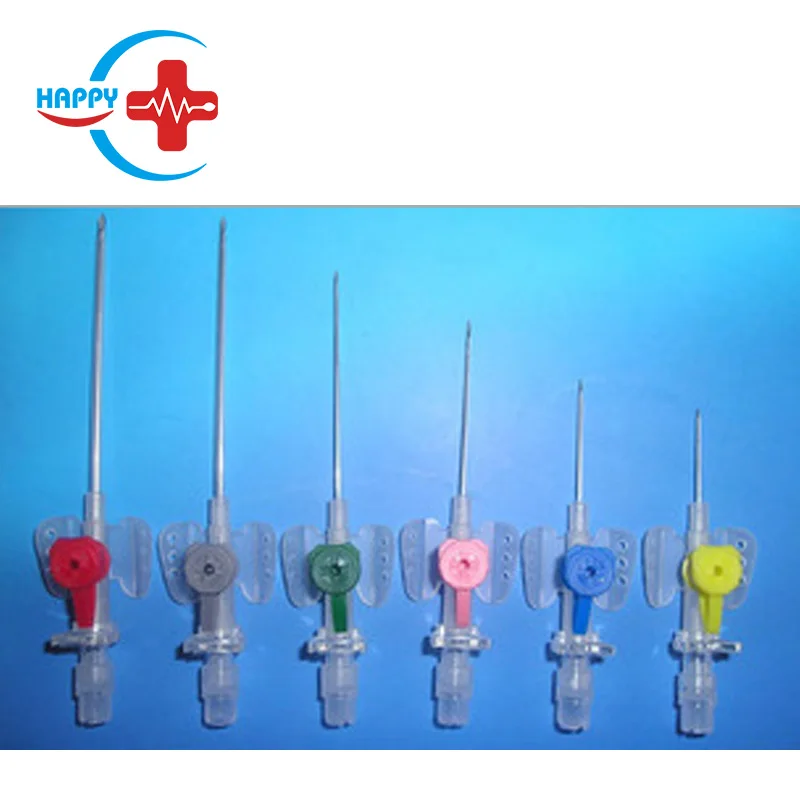 
HC-K037 For Sale IV cannula with Drug feeding mouth&Indwelling needle/Vein indwelling needle 