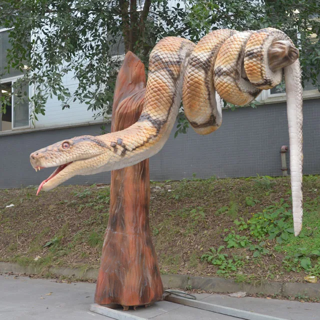 Zoological Park Animatronic Animal Realistic Snake Robot