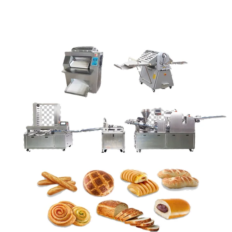 fully automatic pizza production line danish dough laminating machine corn tortilla press bread machine bakry machine bread