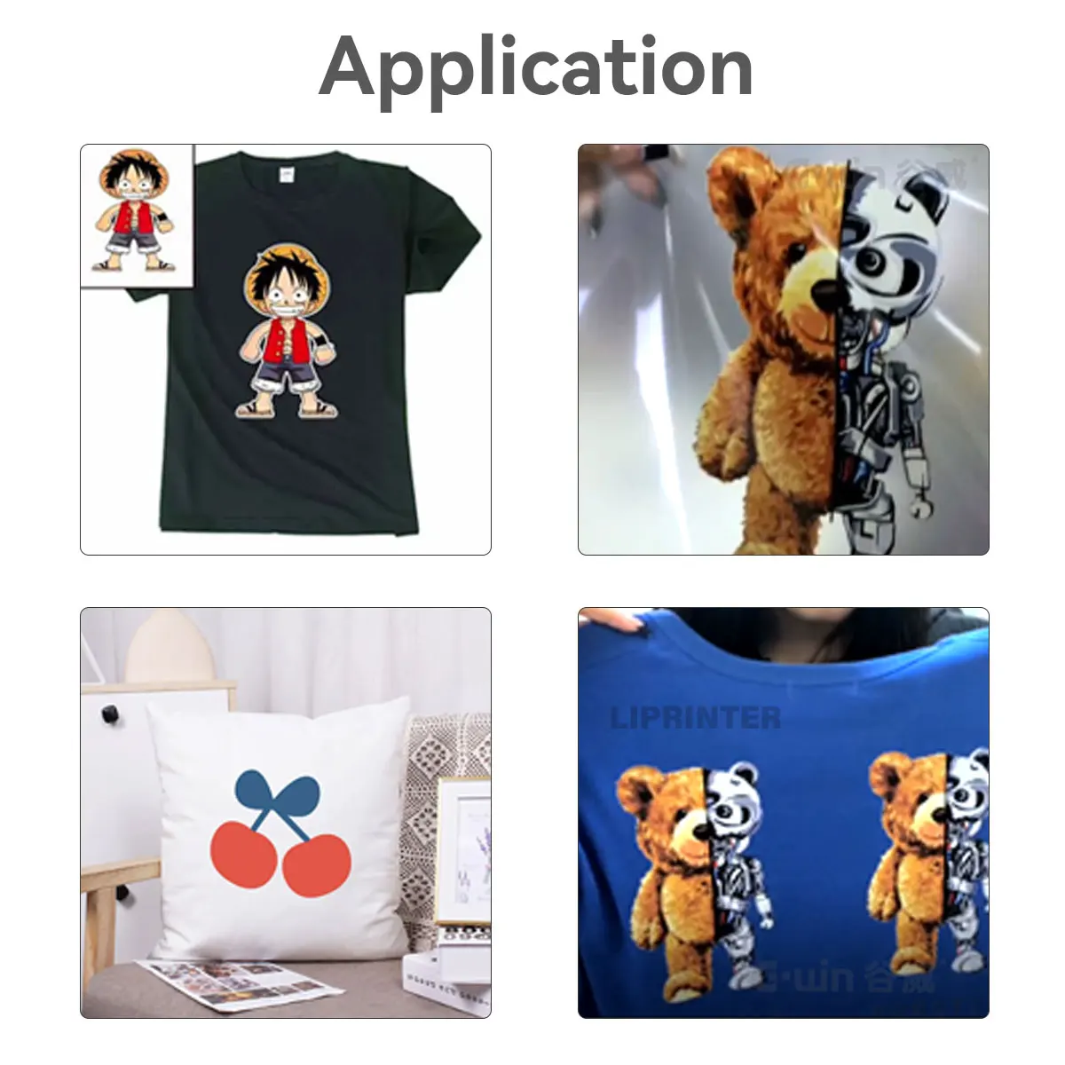 Roll film 60cm PET Heat Press Transfer Paper Compatible with Gwin 60cm DTF Printer