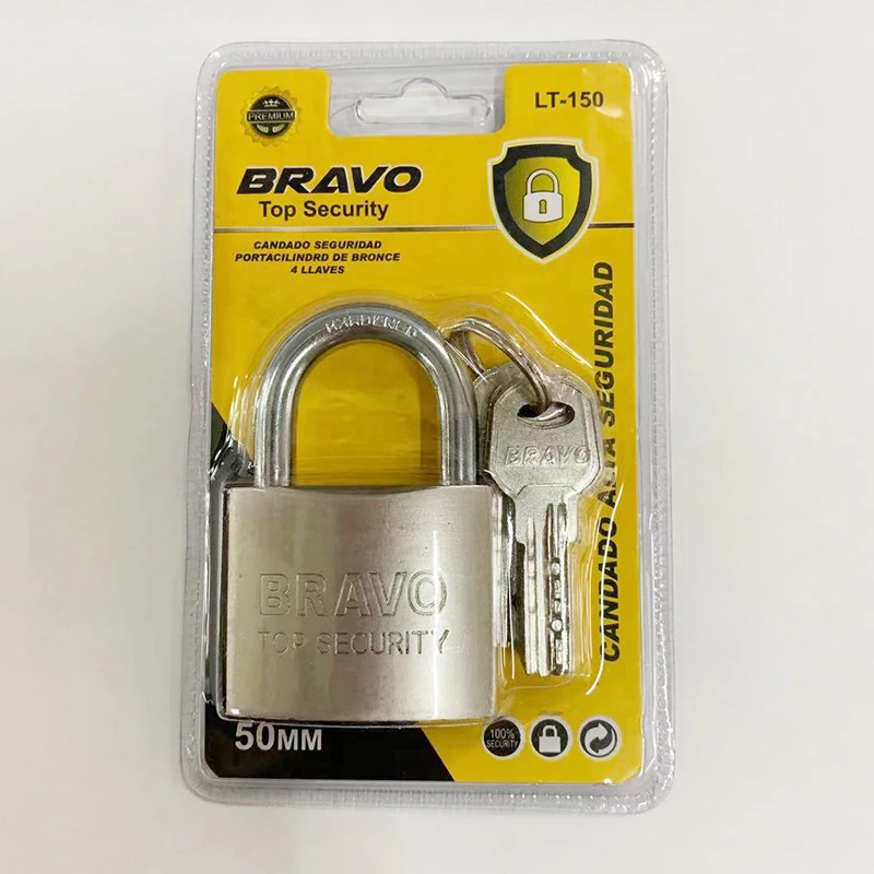 Самый популярный замок с компьютерным ключом, никелированный замок Bravo для Перу, 2021