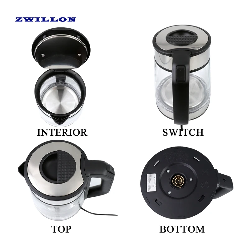 Electrical kettle 2.2L cordless wholesale water boiler kittle 220v for coffee and tea pot heating for home new electric kettle