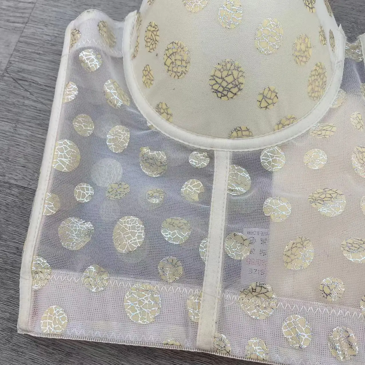 Polka Dot Print Factory Spot Wholesale Tights French Floral Print Shaper Bustier Corset Bra Top Corsets Femme Korset Per Femra