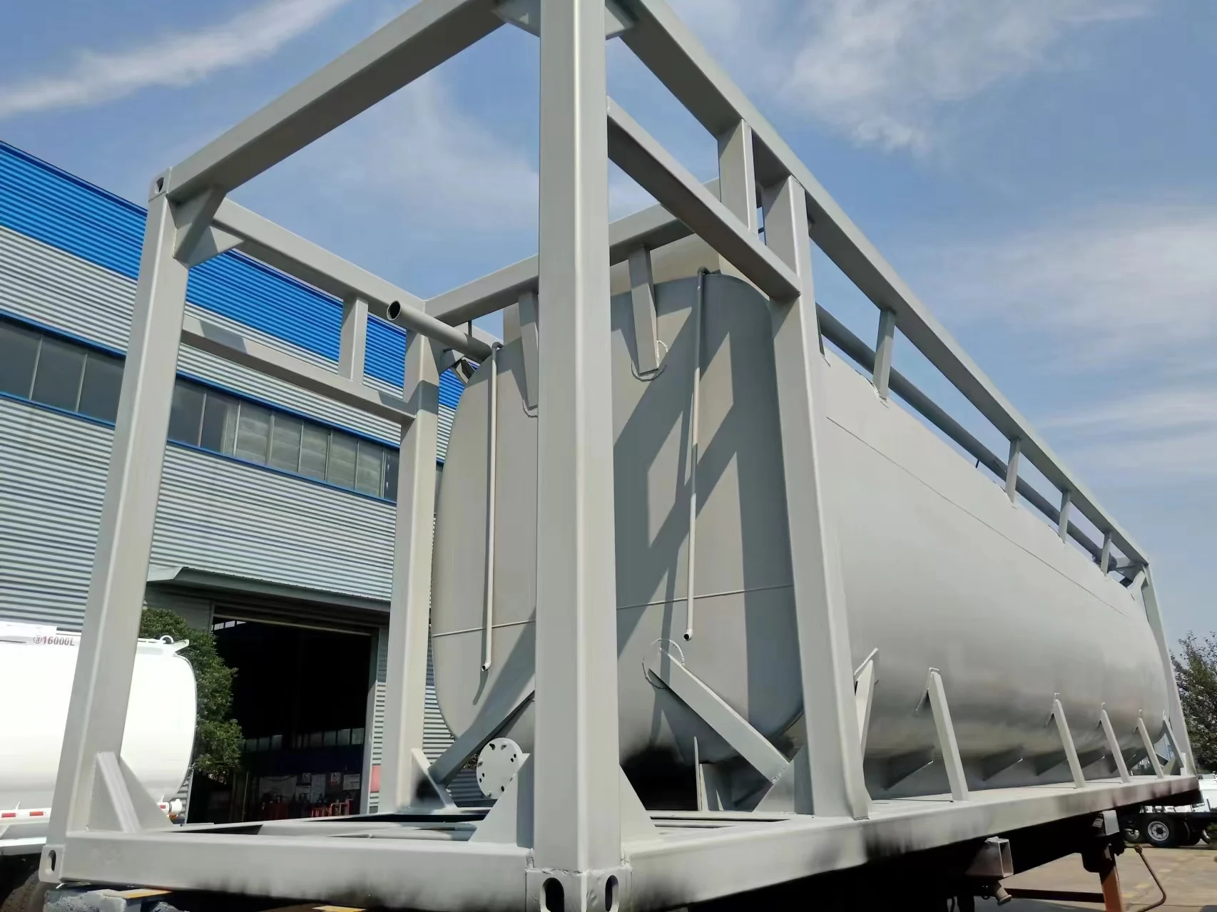 New 40ft Liquid Tank Container with Emulsion Flaw Detection Features 47.5 cbm Emulsion Storage Tank Container Storage