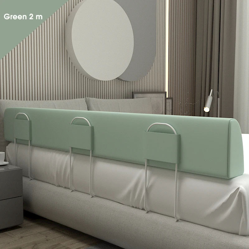 Aibedo toddler bed rail for crib bumper full size universal multifunction with breathable fabric guardrail soft anti-collision