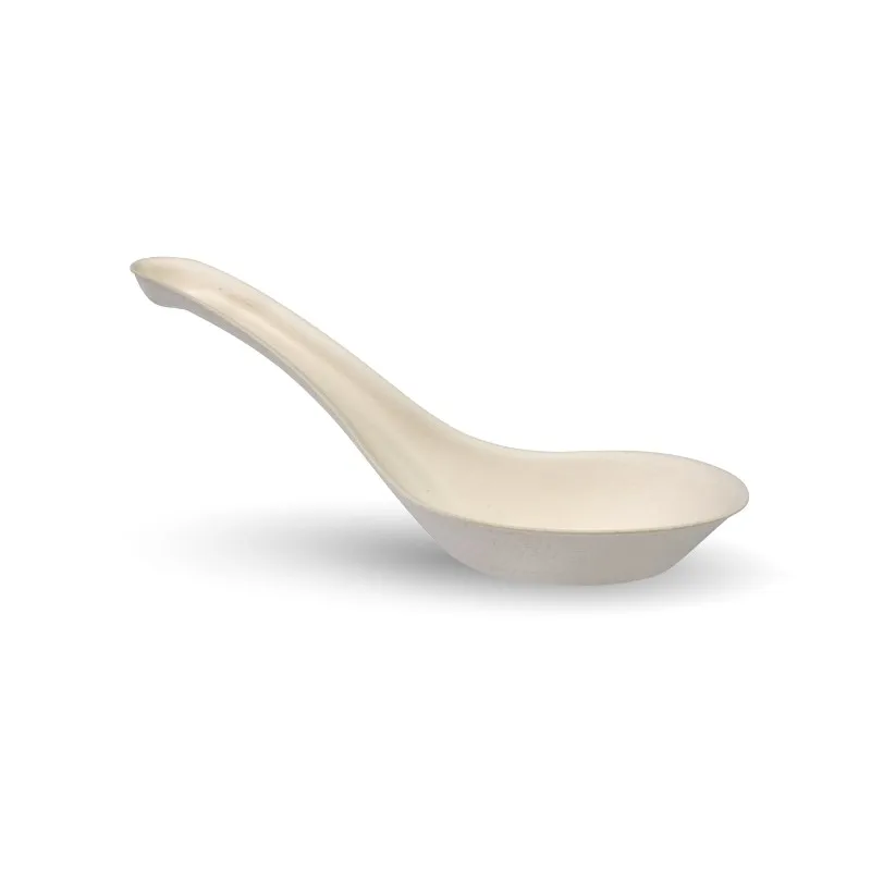 Bagasse Paper Edible Cutlery Heavyweight Disposable Biodegradable Cutlery Compostable Spoons