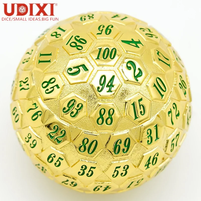 Пазл Udixi D100 игральные кости 100 граней сферические Подземелья и Драконы