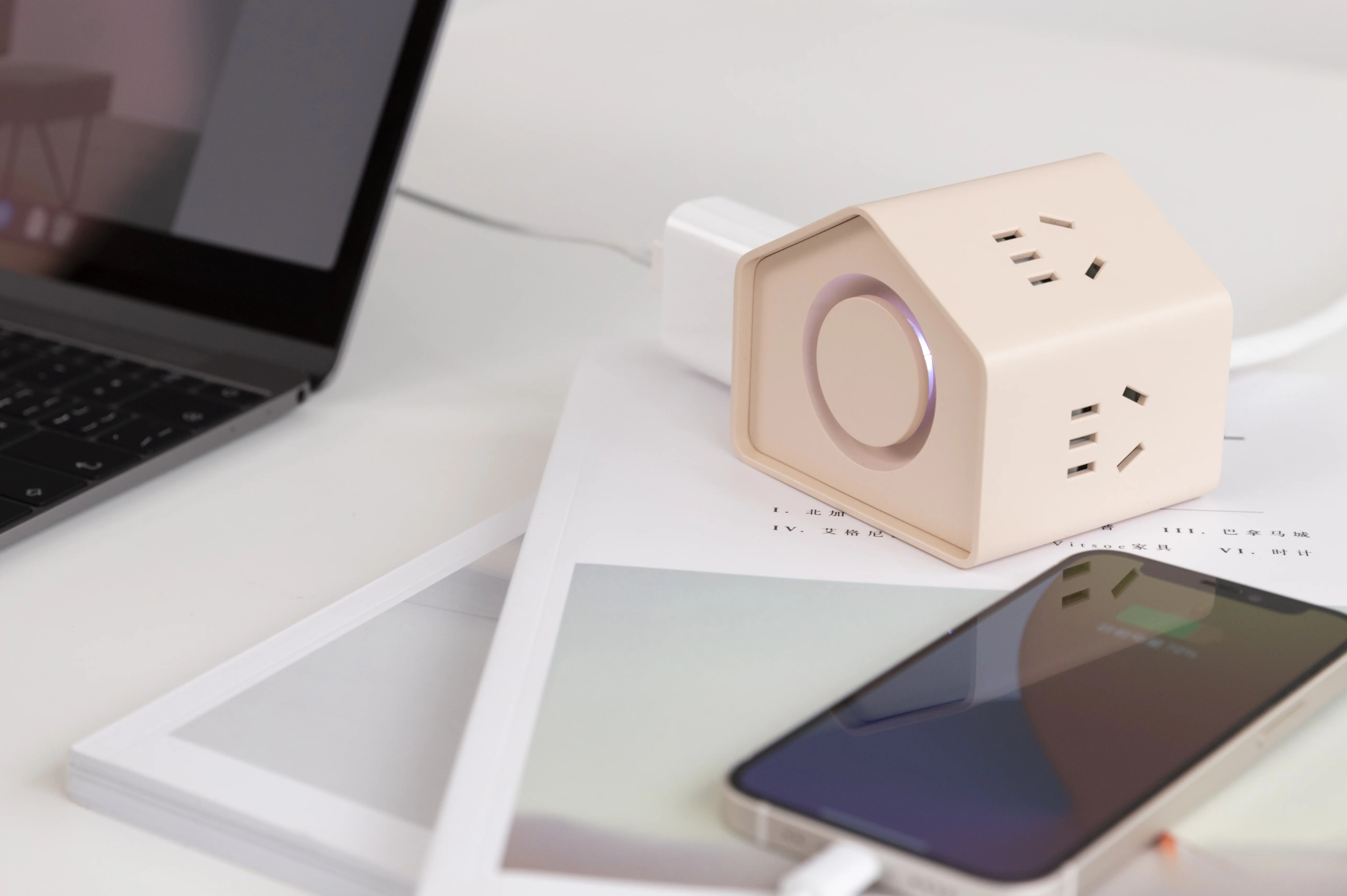 Новый милый дом многофункциональный удлинитель 4 USB разъема с ночным