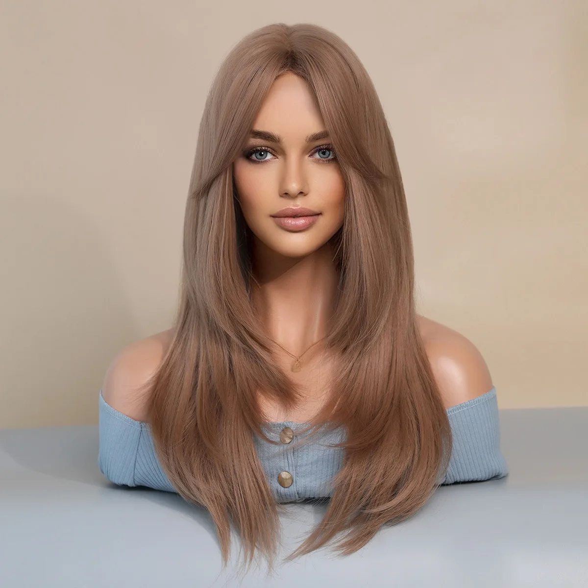 Fashion Men Wigs Brown Black Man Wig Short Synthetic Wig Natural for Men DHL Soft FEDEX French Hair Style TNT Technique EMS