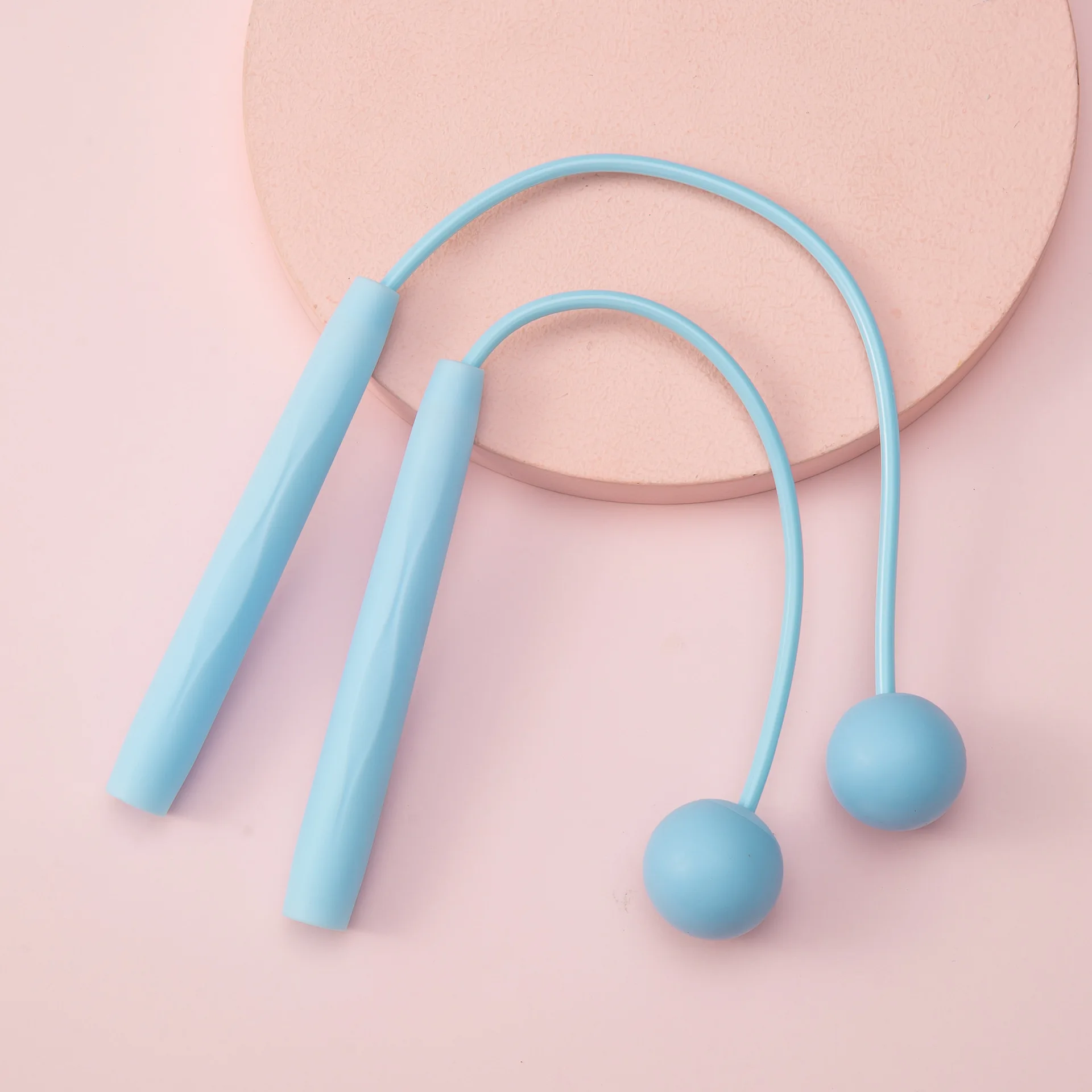 Hot Selling Home Fitness Skipping Rope Cordless Adjustable PVC Jump Rope