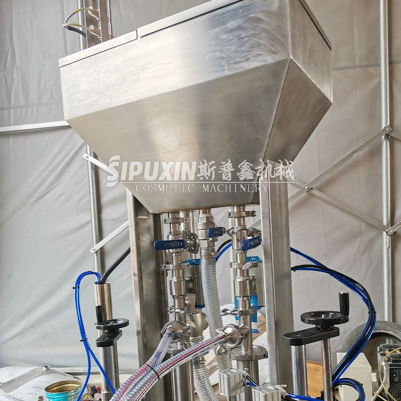 SPX New Automatic Rotary Type Lotion Cream Cosmetic Filling Machine