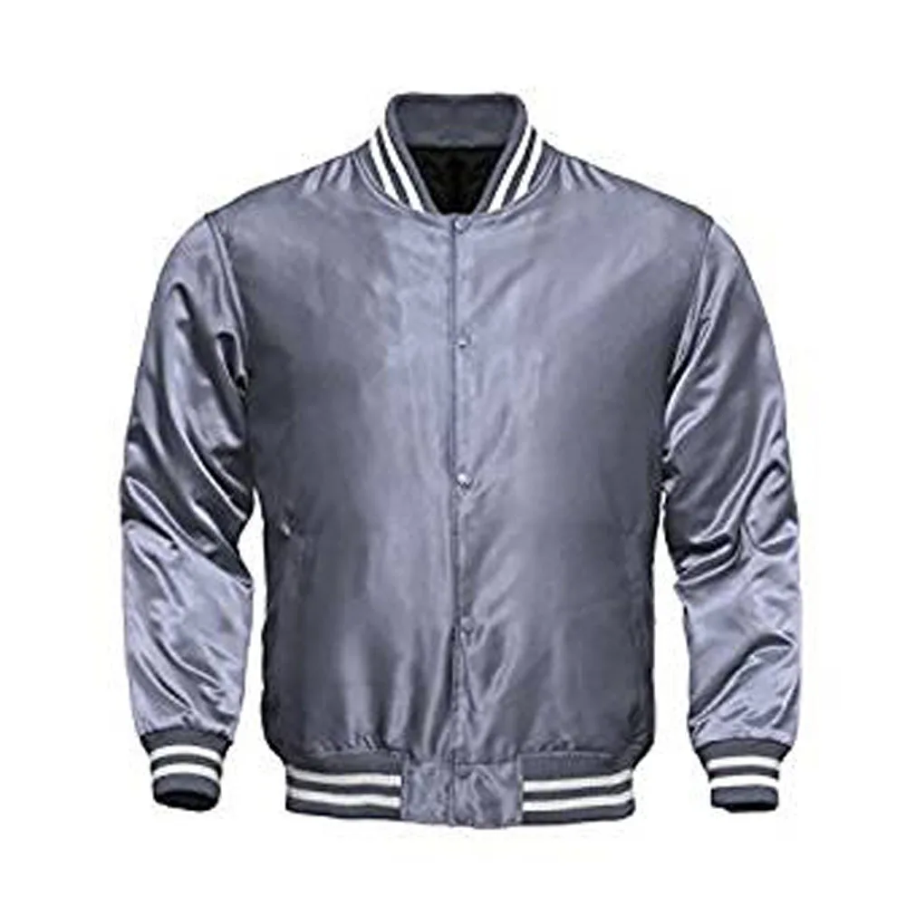 
custom letterman jackets winter quilted college satin jacket 7 days sample order support 
