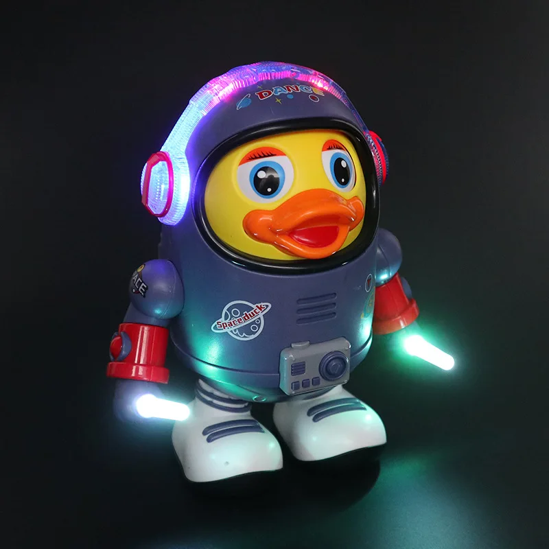 Kids dancing robots pace duck with light music cartoon funny walking musical educational toys christmas gifts for boy girl