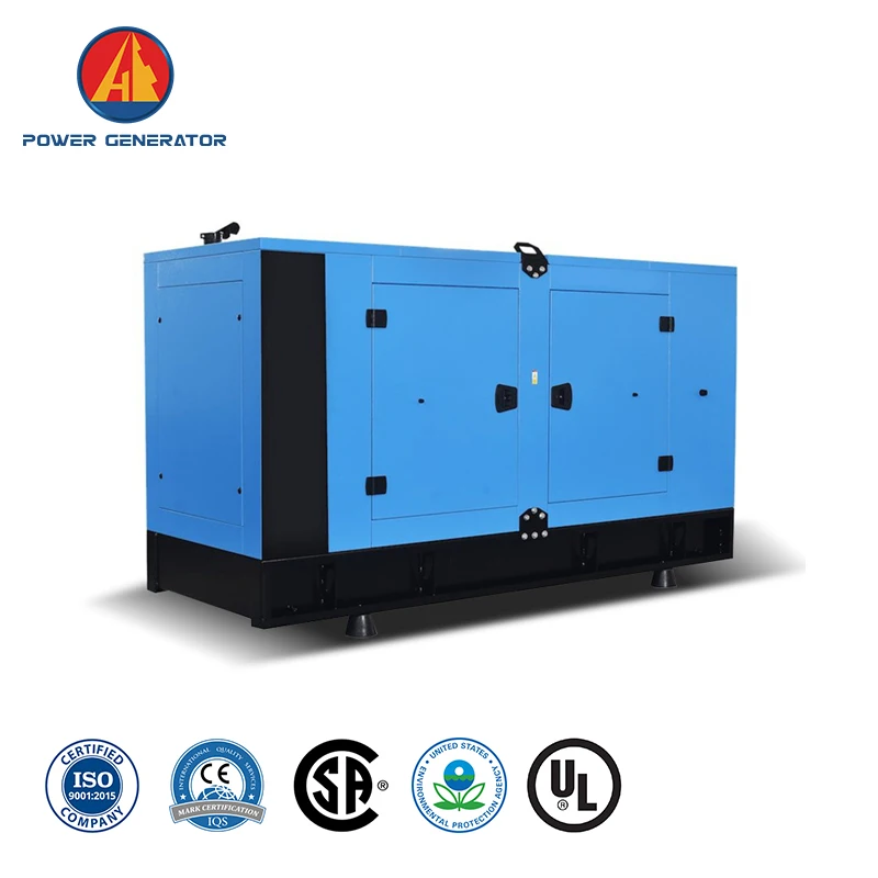 [Ready Stock] Diesel 50Kva Generator Silent Emergency Supply Power ESP Backup Power Sound Proof With Muffler China Manufacturer