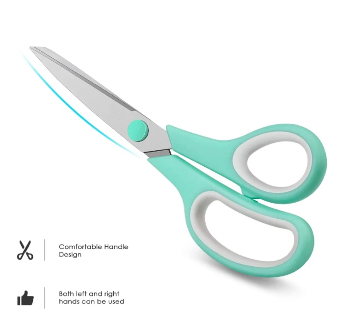 Multipurpose Scissors Bulk Ultra Sharp Shears Comfort-Grip Sturdy Scissors for Office Home School Sewing Fabric Craft Supplies