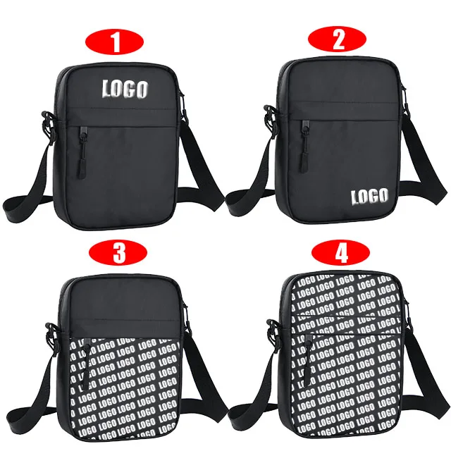 OEM/ODM Custom Popular Mini Simple sling with logo cross body pack messenger bags custom men crossbody bag shoulder bag for men