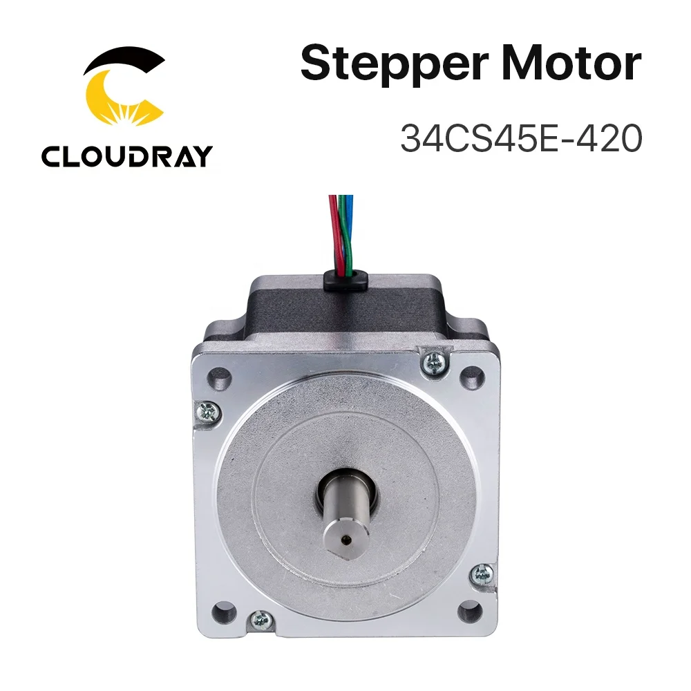  Cloudray CM25 Nema34 2 фазы L78 S12.7 шаговый двигатель 1 722 V 4.2A 4.5N.m для станка с ЧПУ