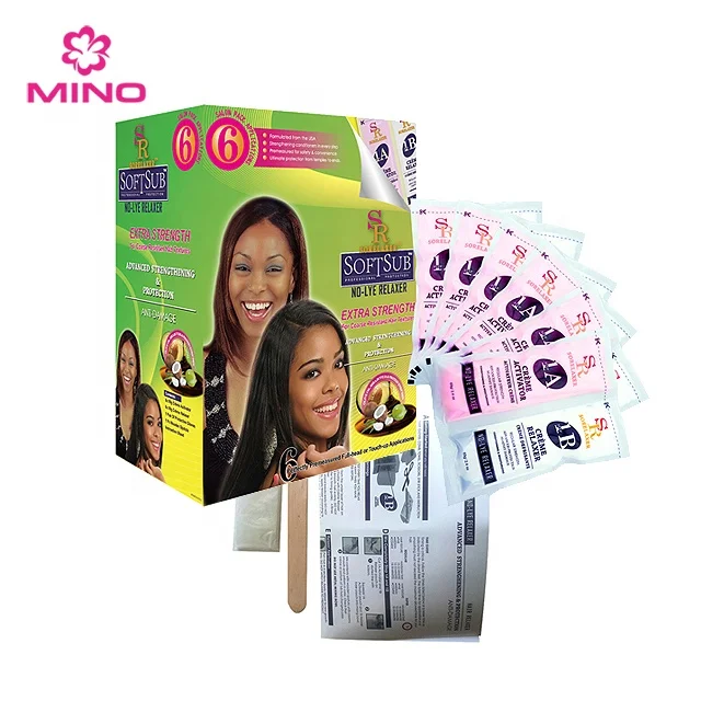 High Quality GMP Hair Care Products Straighten Kits Relaxer Kit with Private Label Olive Oil-Good Quality