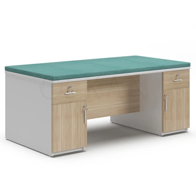 Hospital Medical Furniture Patient Examination Bed Clinic Table Couch Multi Functional Examination Bed with Cushion