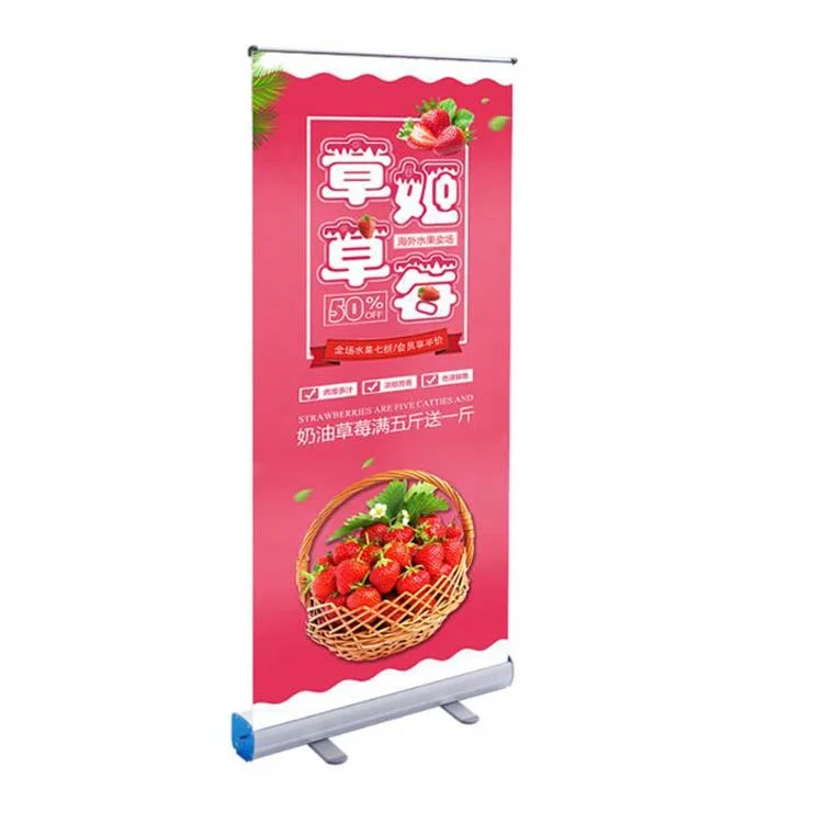 Customized Printing Promotional reusable display stand roll up display advertising stand