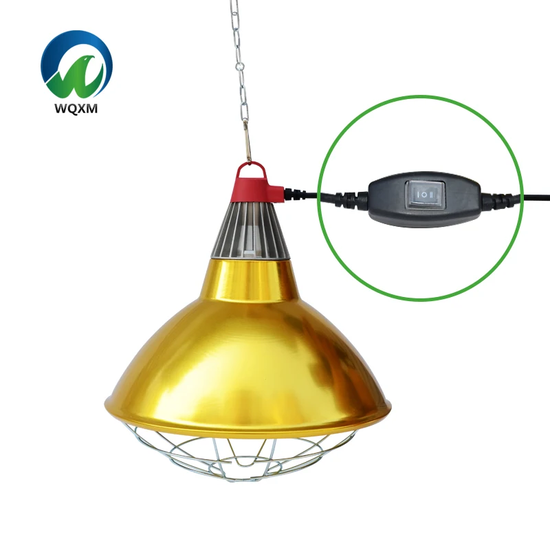 Animal Breeding Farm Equipment Waterproof Pig Metal Lampshade Frame with 220v Heating Lamp for Piglet for Home Use