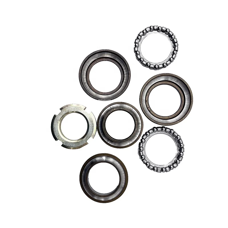 Steel Bowl Harley Stainless Steel Ball Bearing Steering Column 7 Piece Set for Citycoco Harley Electric Scooter Parts