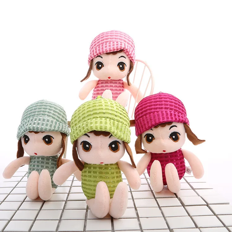 Animal series plush toy backpack pendant doll grabbing machine doll cartoon doll key chain activity small gift