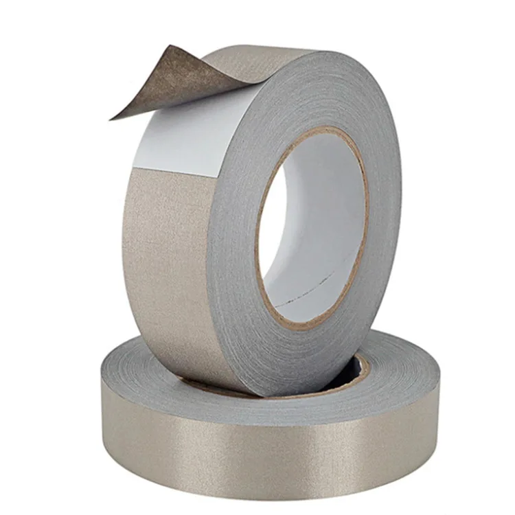 Conductive tape shielding tape silver gray double-sided plain conductive cloth anti-interference electromagnetic wave key repair