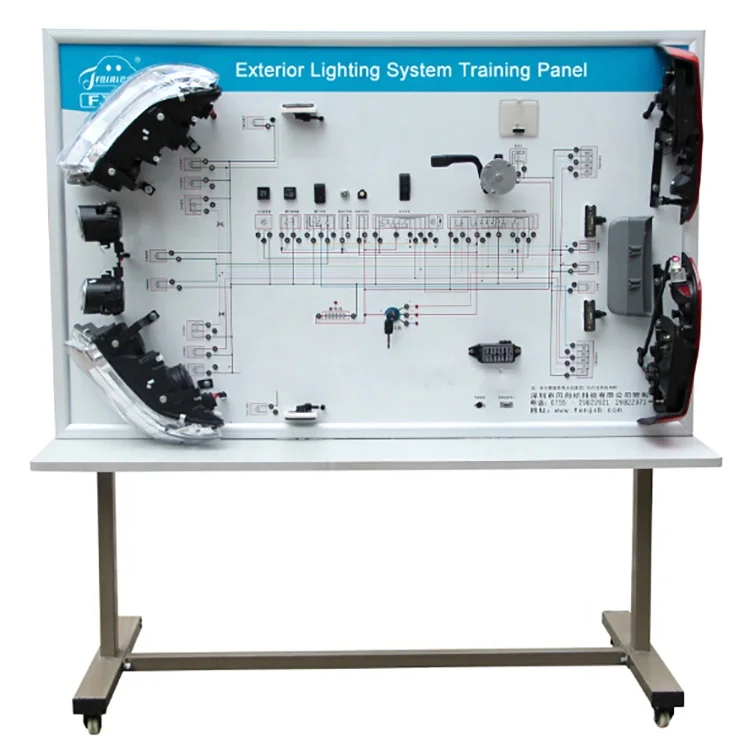 Exterior Lighting System Training Panel educational equipment automobile electronics lab kit