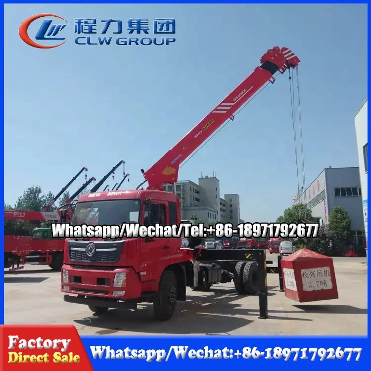 Dongfen 4x2 5 тонн 8 10 12 16 манипулятор гидравлический кран на грузовике