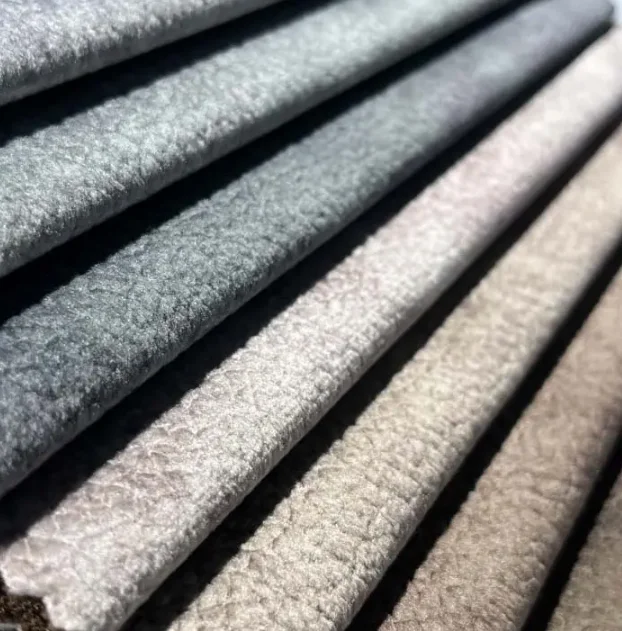 Low Price Good Quality 100% Polyester 180-500GSM Upholstery Suede Sofa Material Fabric Leather for Sofa