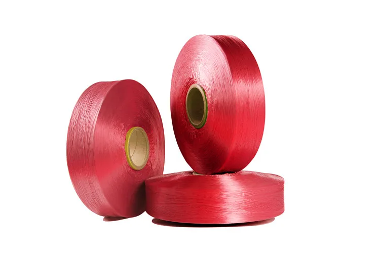 
China manufacturer 1000d pp yarn high tenacity pp yarn factory direct sale dope dyed pp filament yarn 