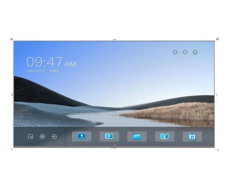 85 inch digital signage meeting whiteboard smart panel screen