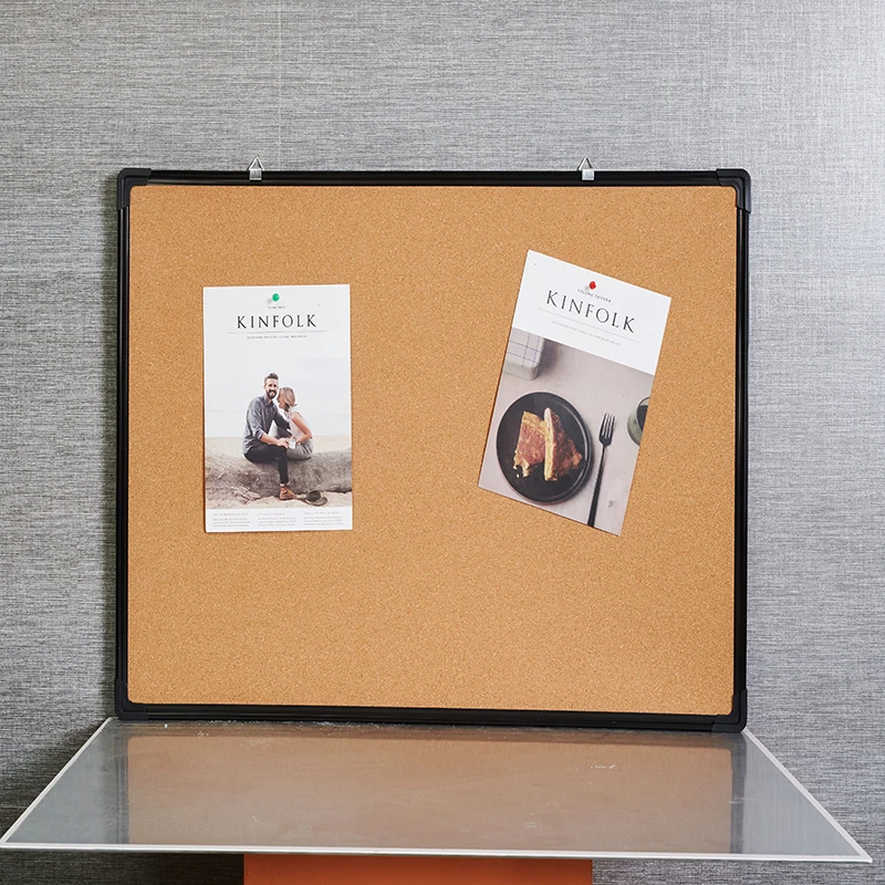 Hot sale custom multi-size double-sided usable school cork