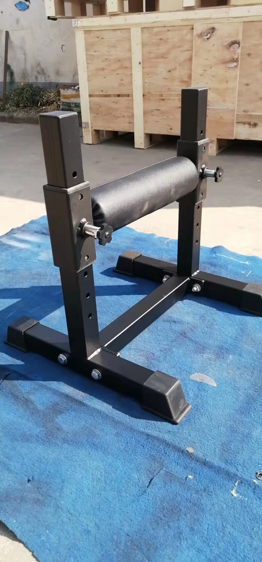 Multi Functional Height Leg Curl Machine Fitness Leg Racks Single Leg Squat Stand