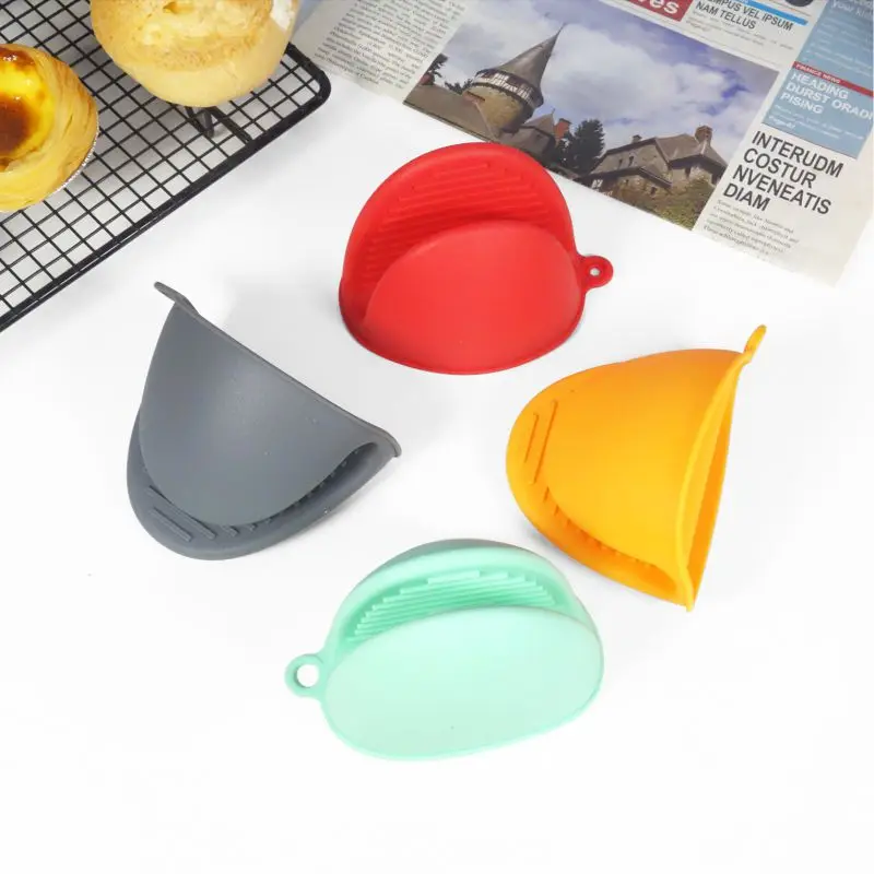 Food Grade Silicone Heat Resistant Gloves For Air Fryer Cheap Price  Potholder Silicone Oven Mitt Clip