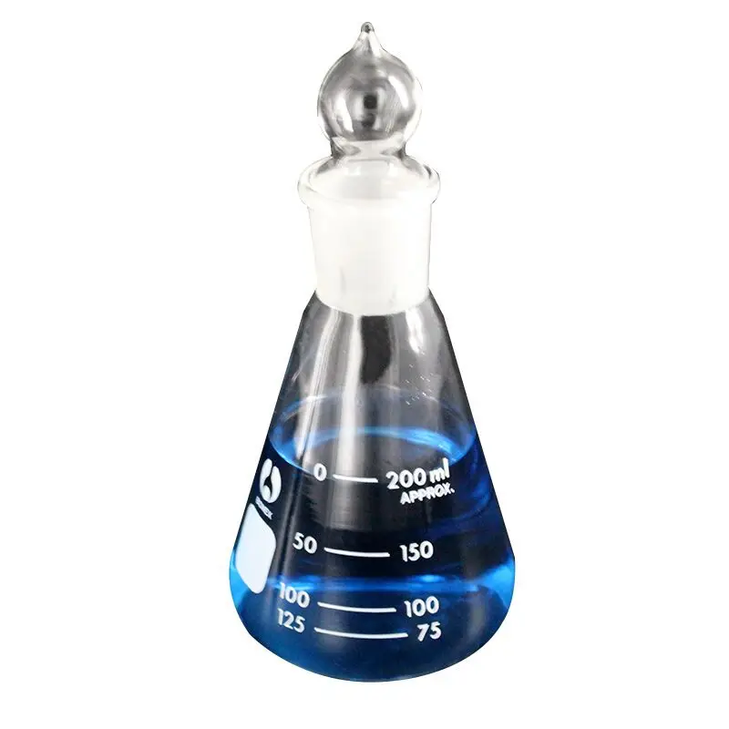 High Quality Laboratory Use Glassware 50ml 100ml 200ml 500ml 1000ml 2000ml Conical Flask 50ml