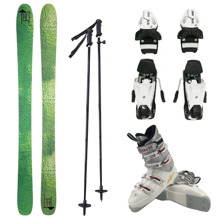 Winter  sports Hot sale ski set include ski boots and  binding and pole in Russia and Kazakhstan