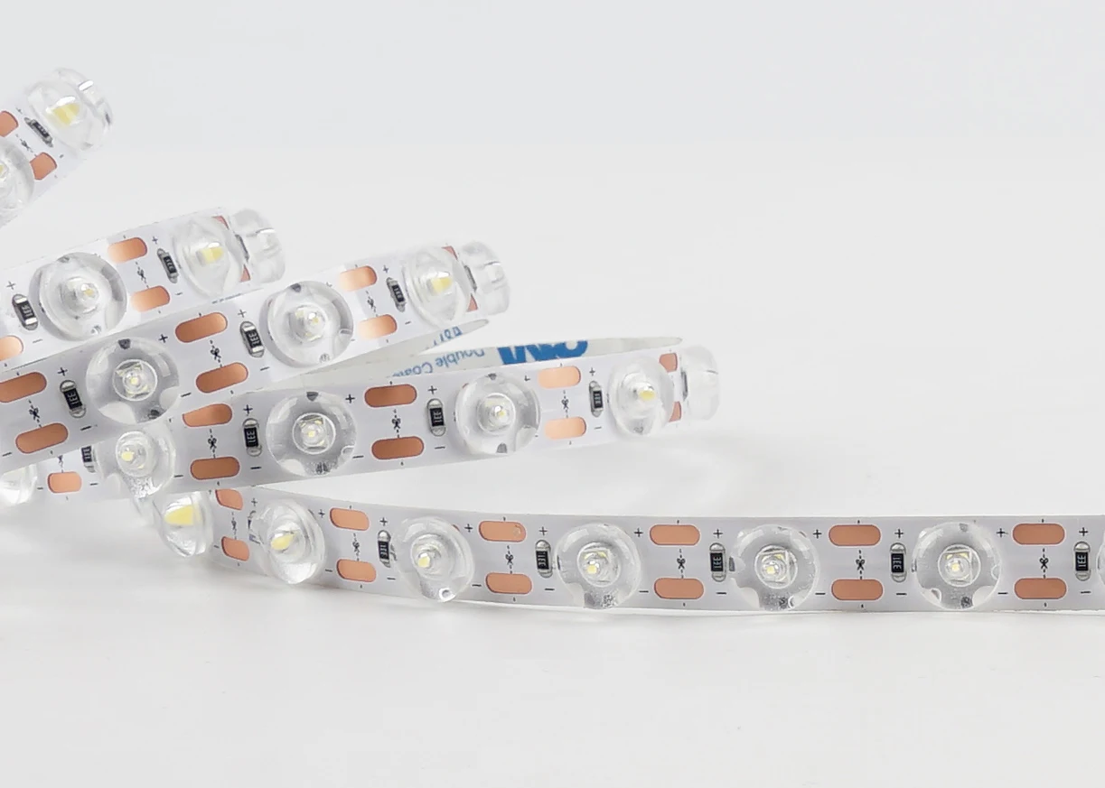 48led light flexible soft light with anti-glare eye shadowless diffuse reflection Light strip low voltage 24V highlighter lens