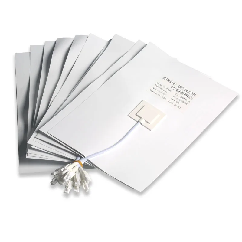 12v  bathroom fog free mirror demister mirror heating pad mirror defogger anti fog film