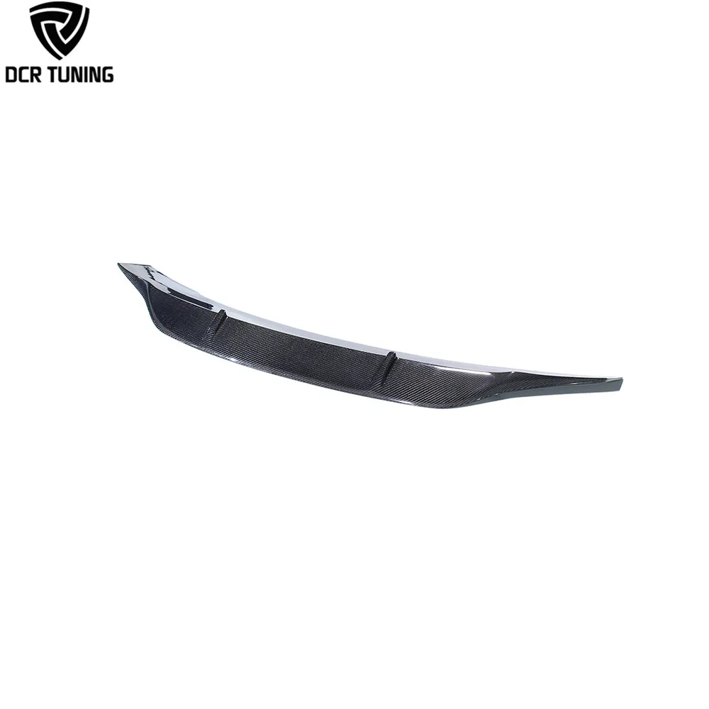 B8.5 Carbon Spoiler R Style for Audi A4 B8.5 Carbon Fiber Rear Trunk Spoiler Back Boot Lip Wing Sedan 2013-2016